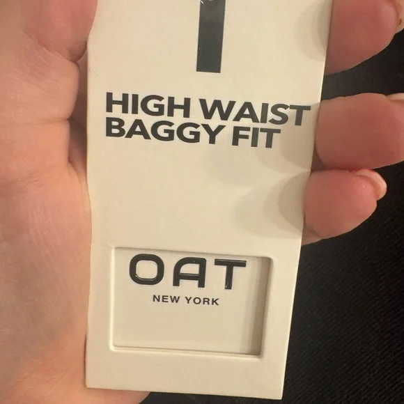 OAT New York Black High-Waisted Tie-Belt Jeans - Picture 4 of 5